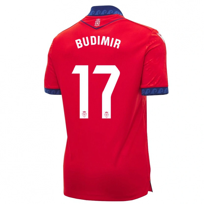 Danxen Barn Ante Budimir #17 Röd Marinblå Vit Hemmatröja Matchtröjor 2026/27 Tröjor T-Tröja