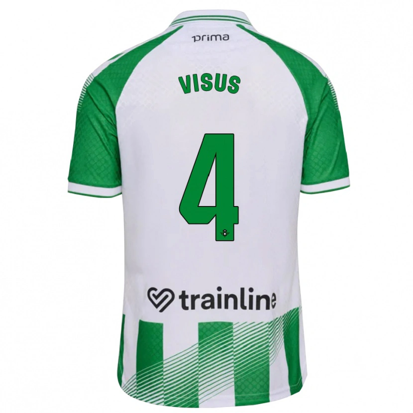 Danxen Barn Ricardo Visus #4 Ljusgrön Svart Vit Hemmatröja Matchtröjor 2026/27 Tröjor T-Tröja