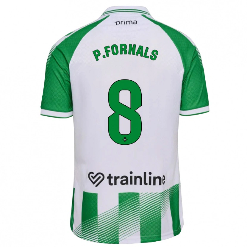 Danxen Barn Pablo Fornals #8 Ljusgrön Svart Vit Hemmatröja Matchtröjor 2026/27 Tröjor T-Tröja
