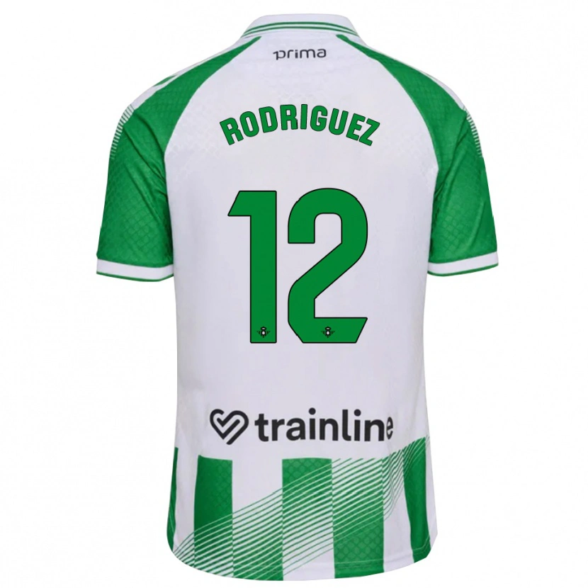Danxen Barn Ricardo Rodríguez #12 Ljusgrön Svart Vit Hemmatröja Matchtröjor 2026/27 Tröjor T-Tröja