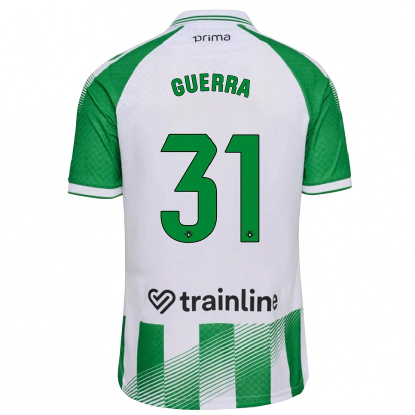 Danxen Barn Ana Guerra Morcillo #31 Ljusgrön Svart Vit Hemmatröja Matchtröjor 2026/27 Tröjor T-Tröja