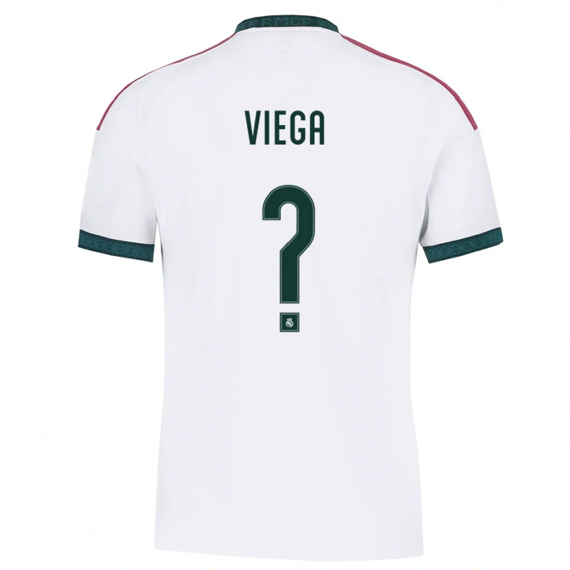 Danxen Barn Marcos Viega #0 Mörkgrön Vit Röd Hemmatröja Matchtröjor 2026/27 Tröjor T-Tröja