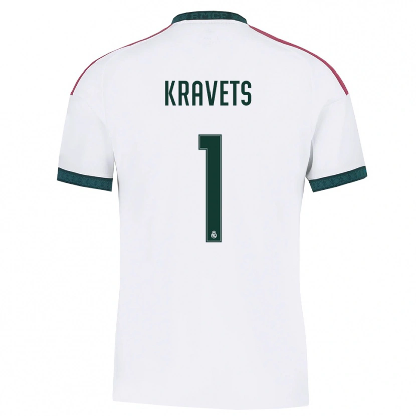 Danxen Barn David Kravets #1 Mörkgrön Vit Röd Hemmatröja Matchtröjor 2026/27 Tröjor T-Tröja