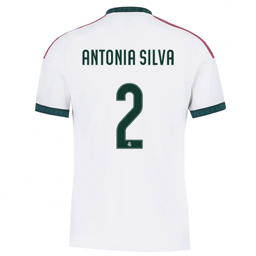 Danxen Barn Antônia Silva #2 Mörkgrön Vit Röd Hemmatröja Matchtröjor 2026/27 Tröjor T-Tröja
