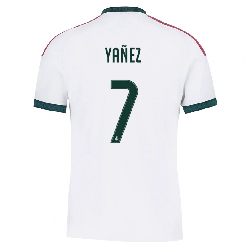 Danxen Barn Daniel Yáñez #7 Mörkgrön Vit Röd Hemmatröja Matchtröjor 2026/27 Tröjor T-Tröja