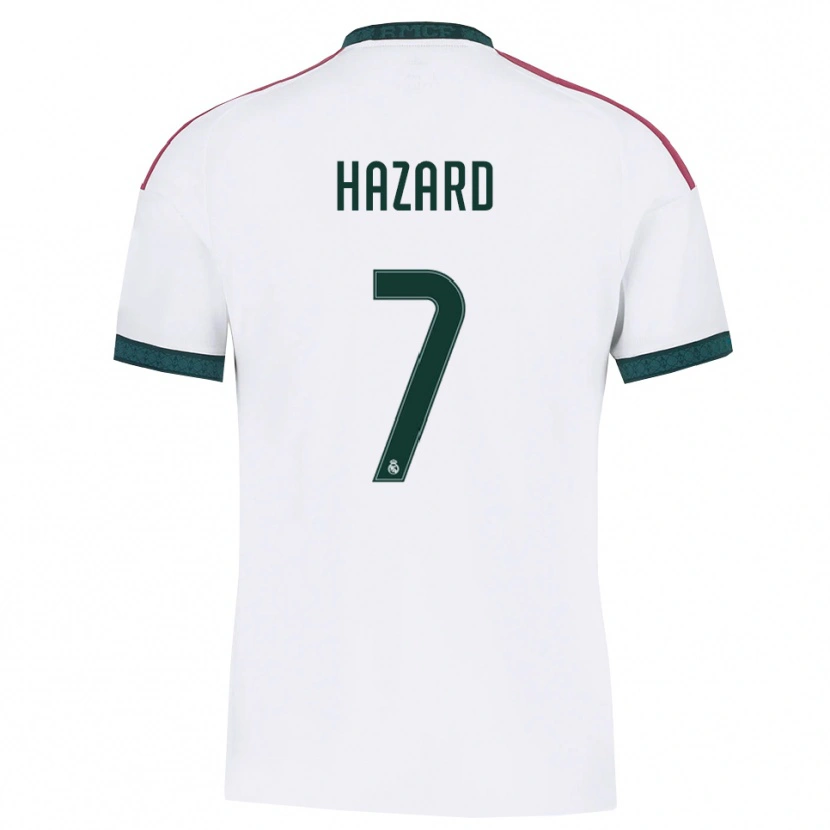 Danxen Barn Eden Hazard #7 Mörkgrön Vit Röd Hemmatröja Matchtröjor 2026/27 Tröjor T-Tröja