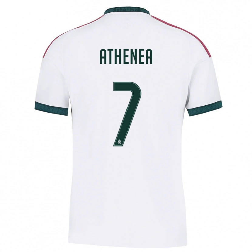 Danxen Barn Athenea Del Castillo #7 Mörkgrön Vit Röd Hemmatröja Matchtröjor 2026/27 Tröjor T-Tröja