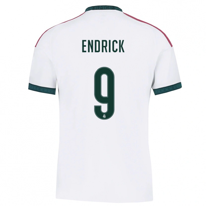 Danxen Barn Endrick Felipe Moreira De Sousa #9 Mörkgrön Vit Röd Hemmatröja Matchtröjor 2026/27 Tröjor T-Tröja