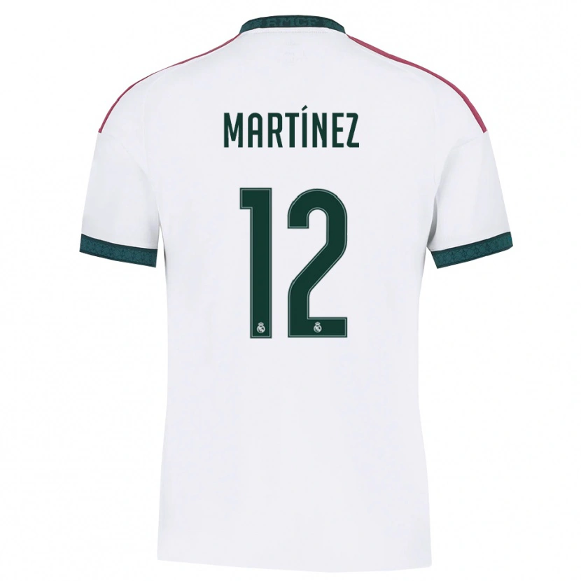Danxen Barn Rubén Martínez #12 Mörkgrön Vit Röd Hemmatröja Matchtröjor 2026/27 Tröjor T-Tröja