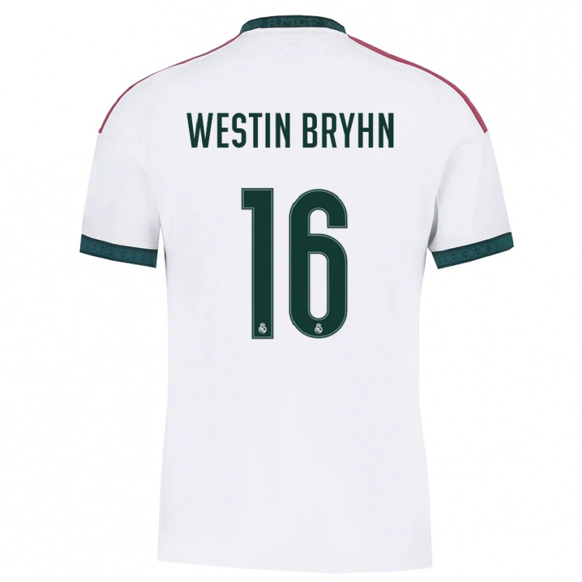 Danxen Barn Leon Westin Bryhn #16 Mörkgrön Vit Röd Hemmatröja Matchtröjor 2026/27 Tröjor T-Tröja