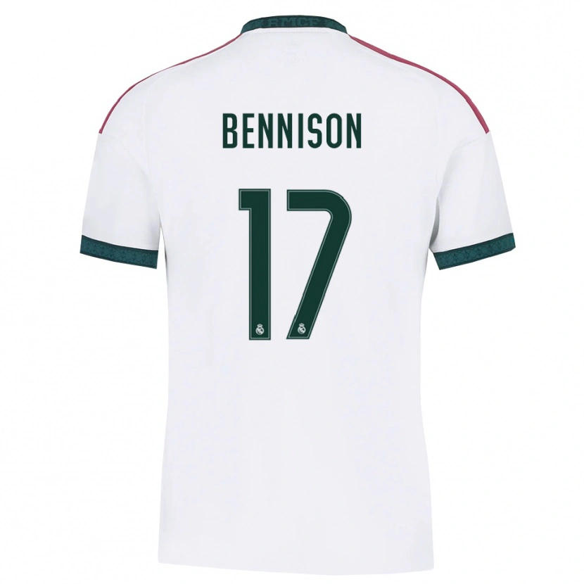 Danxen Barn Hanna Bennison #17 Mörkgrön Vit Röd Hemmatröja Matchtröjor 2026/27 Tröjor T-Tröja