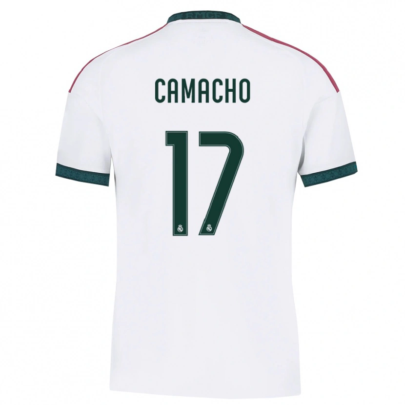 Danxen Barn Carla Camacho #17 Mörkgrön Vit Röd Hemmatröja Matchtröjor 2026/27 Tröjor T-Tröja