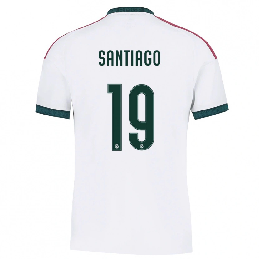 Danxen Barn Aimar Santiago #19 Mörkgrön Vit Röd Hemmatröja Matchtröjor 2026/27 Tröjor T-Tröja