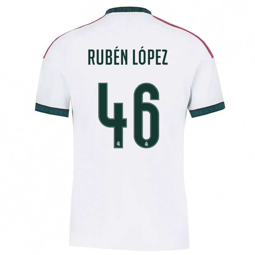 Danxen Barn Rubén López #46 Mörkgrön Vit Röd Hemmatröja Matchtröjor 2026/27 Tröjor T-Tröja