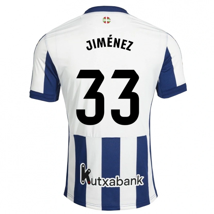 Danxen Barn Javier Jiménez #33 Marinblå Vit Guldbrun Hemmatröja Matchtröjor 2026/27 Tröjor T-Tröja