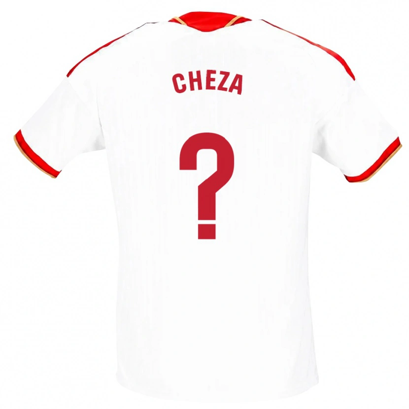 Danxen Barn María Echezarreta #0 Vit Röd Hemmatröja Matchtröjor 2026/27 Tröjor T-Tröja