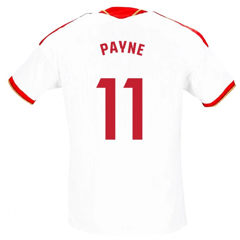 Danxen Barn Antionette Oyedupe Toni Payne #11 Vit Röd Hemmatröja Matchtröjor 2026/27 Tröjor T-Tröja