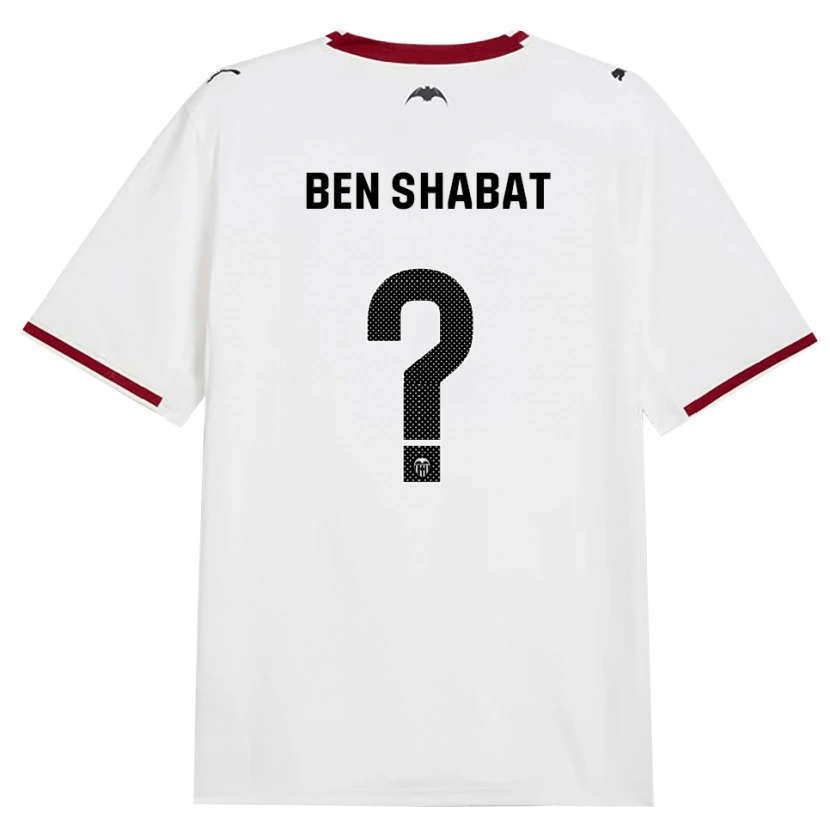 Danxen Barn Arad Ben Shabat #0 Svart Vit Röd Gul Hemmatröja Matchtröjor 2026/27 Tröjor T-Tröja