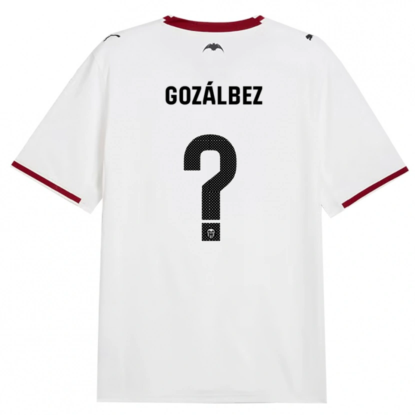 Danxen Barn Pablo Gozálbez #0 Svart Vit Röd Gul Hemmatröja Matchtröjor 2026/27 Tröjor T-Tröja