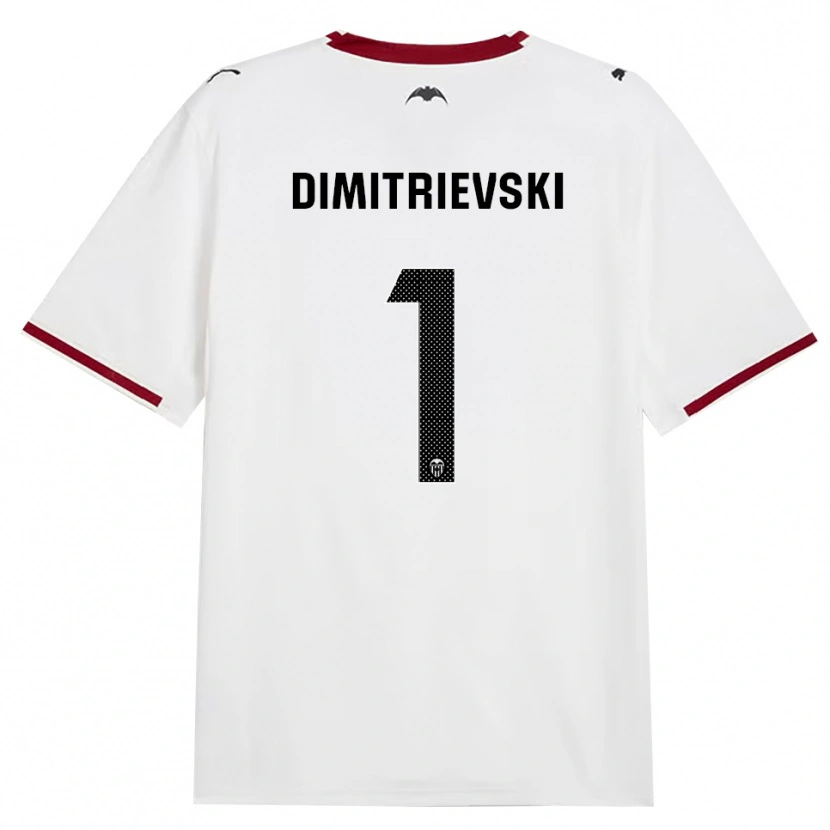 Danxen Barn Stole Dimitrievski #1 Svart Vit Röd Gul Hemmatröja Matchtröjor 2026/27 Tröjor T-Tröja