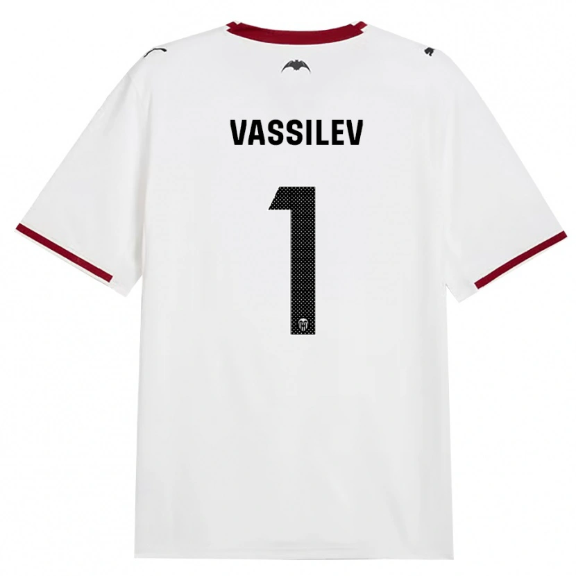 Danxen Barn David Vassilev #1 Svart Vit Röd Gul Hemmatröja Matchtröjor 2026/27 Tröjor T-Tröja