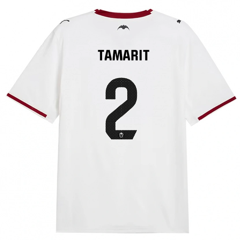 Danxen Barn Sara Tamarit #2 Svart Vit Röd Gul Hemmatröja Matchtröjor 2026/27 Tröjor T-Tröja