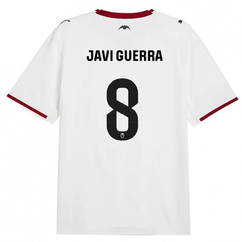 Danxen Barn Javi Guerra #8 Svart Vit Röd Gul Hemmatröja Matchtröjor 2026/27 Tröjor T-Tröja