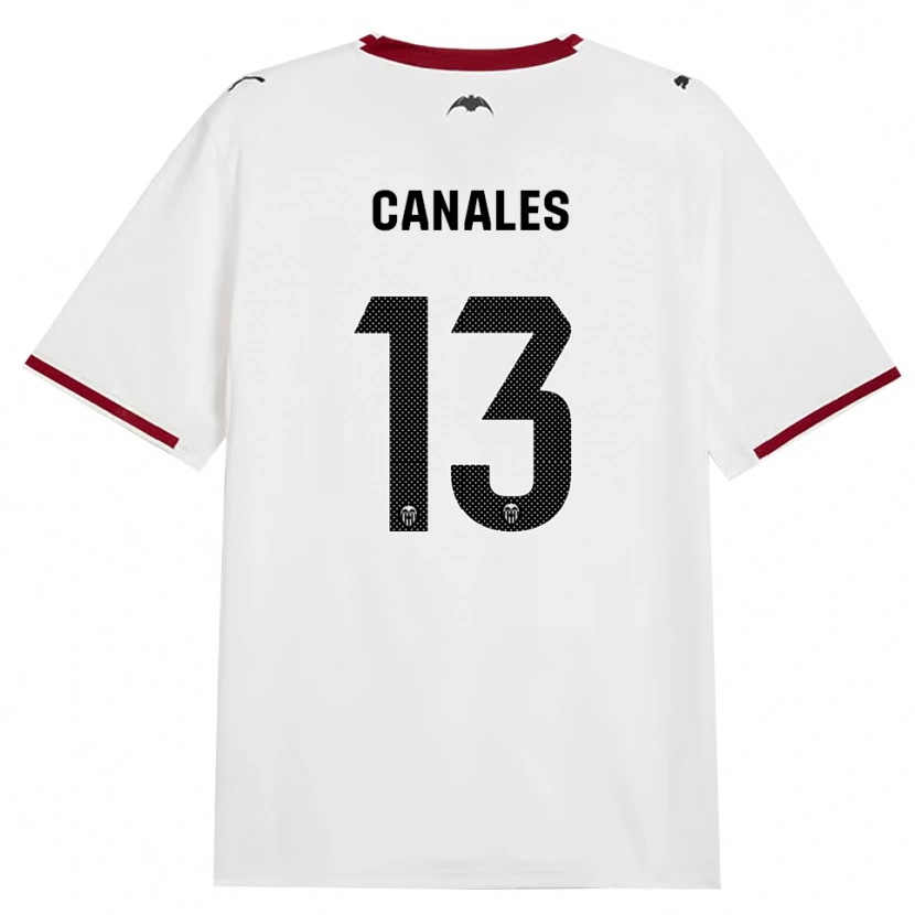 Danxen Barn Antonia Canales #13 Svart Vit Röd Gul Hemmatröja Matchtröjor 2026/27 Tröjor T-Tröja