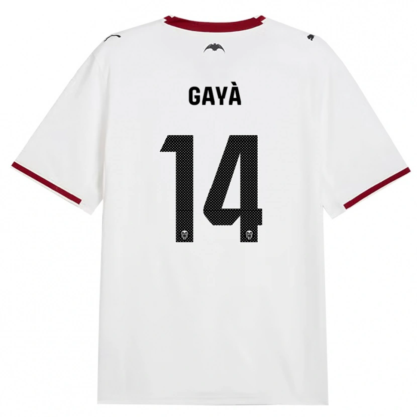 Danxen Barn José Gayà #14 Svart Vit Röd Gul Hemmatröja Matchtröjor 2026/27 Tröjor T-Tröja