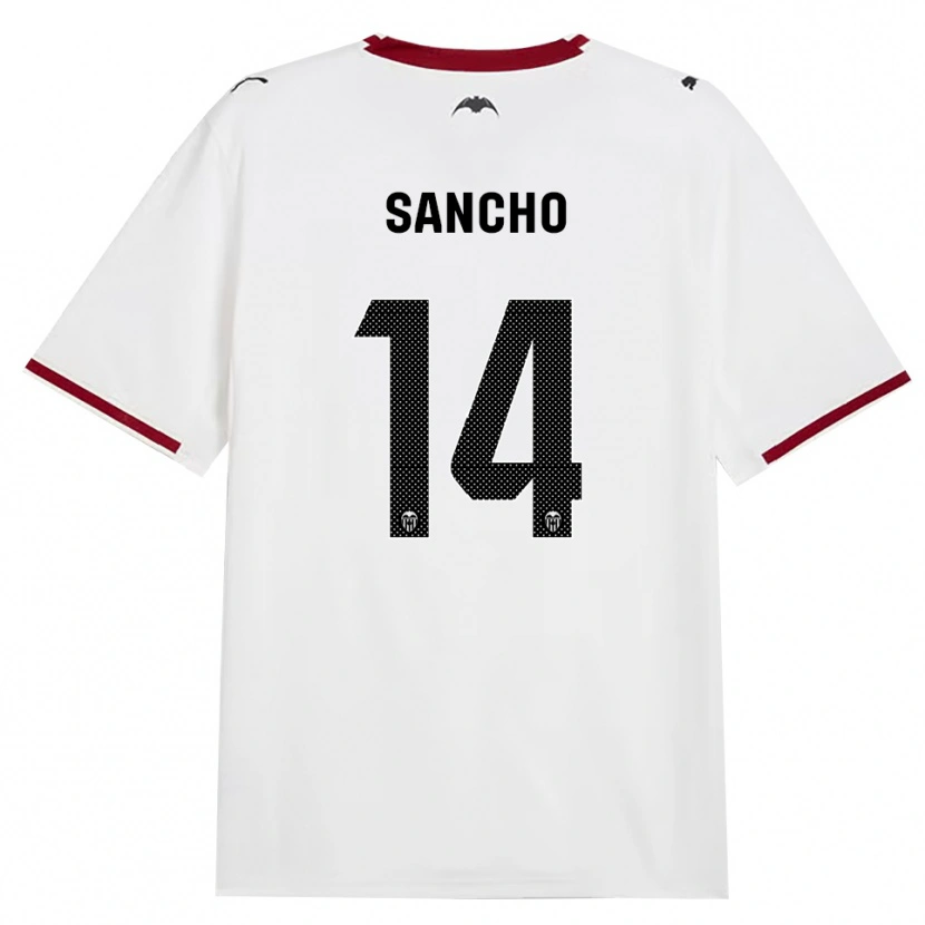 Danxen Barn Pauleta Sancho #14 Svart Vit Röd Gul Hemmatröja Matchtröjor 2026/27 Tröjor T-Tröja