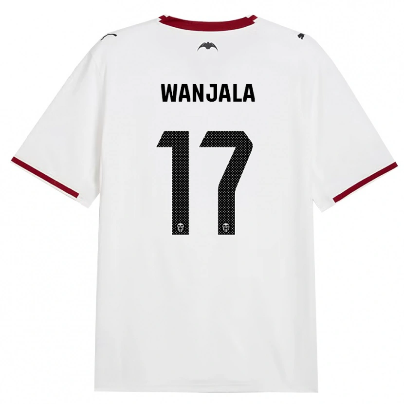 Danxen Barn Amos Wanjala #17 Svart Vit Röd Gul Hemmatröja Matchtröjor 2026/27 Tröjor T-Tröja