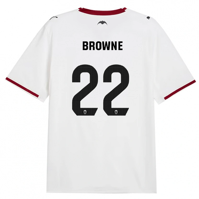 Danxen Barn Phoenetia Browne #22 Svart Vit Röd Gul Hemmatröja Matchtröjor 2026/27 Tröjor T-Tröja