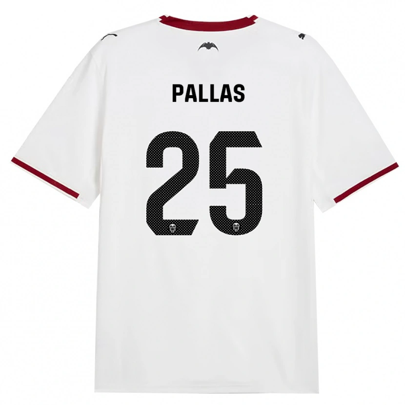 Danxen Barn Nerea Pallas #25 Svart Vit Röd Gul Hemmatröja Matchtröjor 2026/27 Tröjor T-Tröja