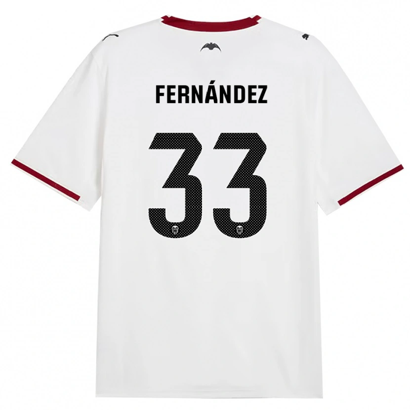 Danxen Barn Hugo Fernández #33 Svart Vit Röd Gul Hemmatröja Matchtröjor 2026/27 Tröjor T-Tröja