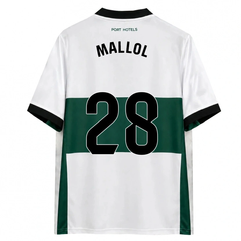 Danxen Barn Enrique Mallol #28 Grön Vit Röd Hemmatröja Matchtröjor 2026/27 Tröjor T-Tröja