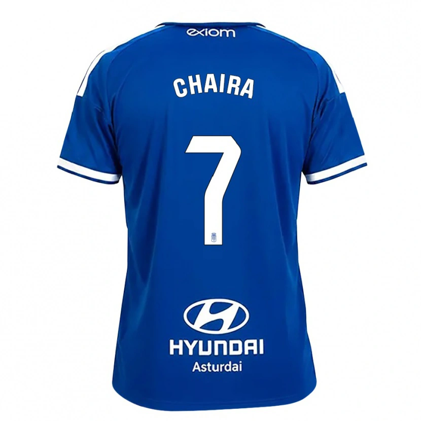 Danxen Barn Ilyas Chaira #7 Mediumblå Vit Hemmatröja Matchtröjor 2026/27 Tröjor T-Tröja
