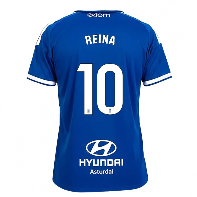 Danxen Barn Alberto Reina #10 Mediumblå Vit Hemmatröja Matchtröjor 2026/27 Tröjor T-Tröja