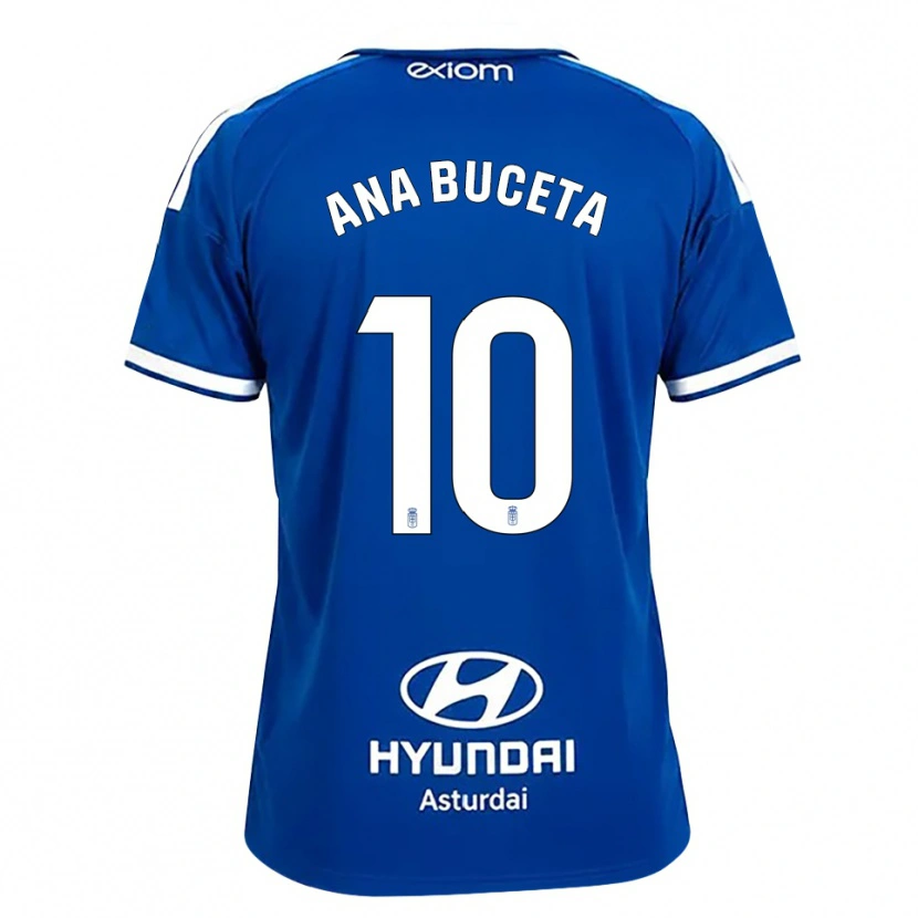 Danxen Barn Ana Buceta #10 Mediumblå Vit Hemmatröja Matchtröjor 2026/27 Tröjor T-Tröja