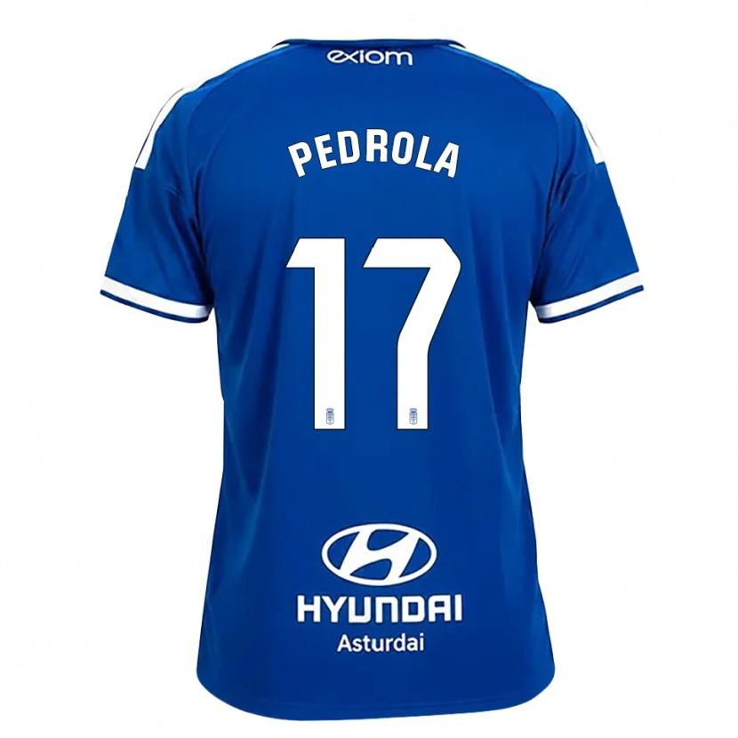 Danxen Barn Estanis Pedrola #17 Mediumblå Vit Hemmatröja Matchtröjor 2026/27 Tröjor T-Tröja