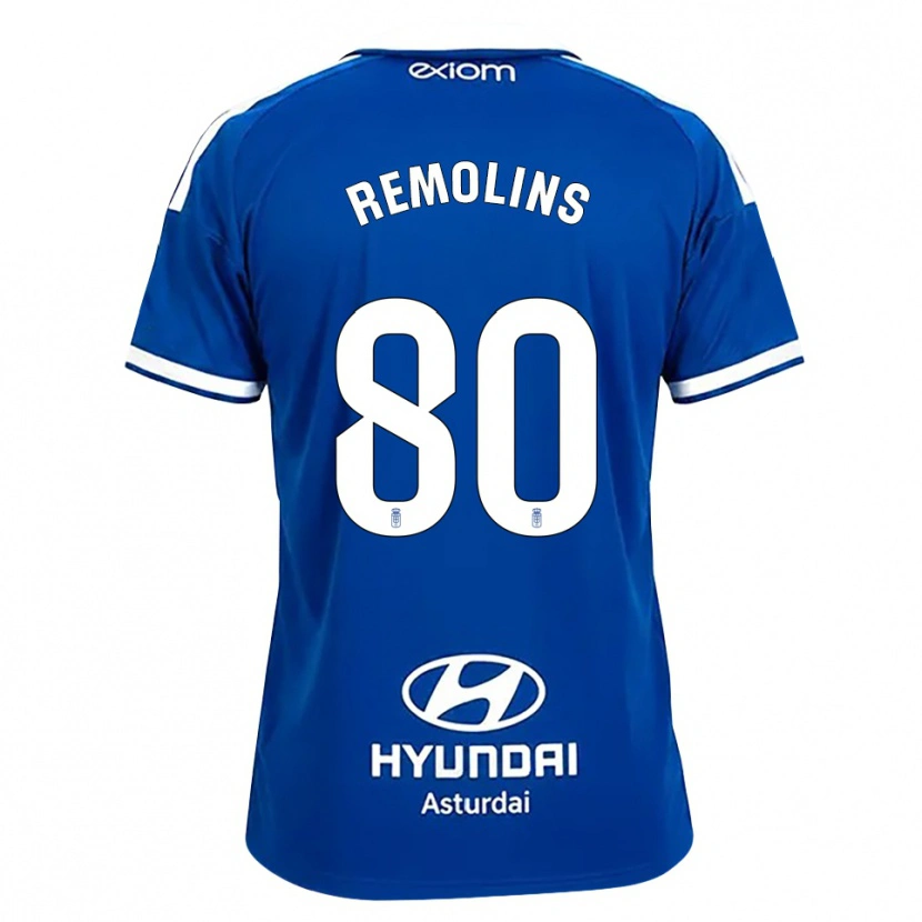 Danxen Barn Ot Remolins #80 Mediumblå Vit Hemmatröja Matchtröjor 2026/27 Tröjor T-Tröja