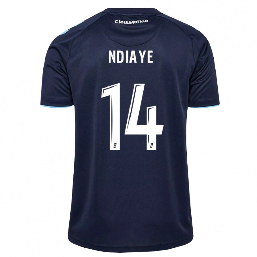 Danxen Barn Rassoul Ndiaye #14 Kornblå Midnattsblå Hemmatröja Matchtröjor 2026/27 Tröjor T-Tröja