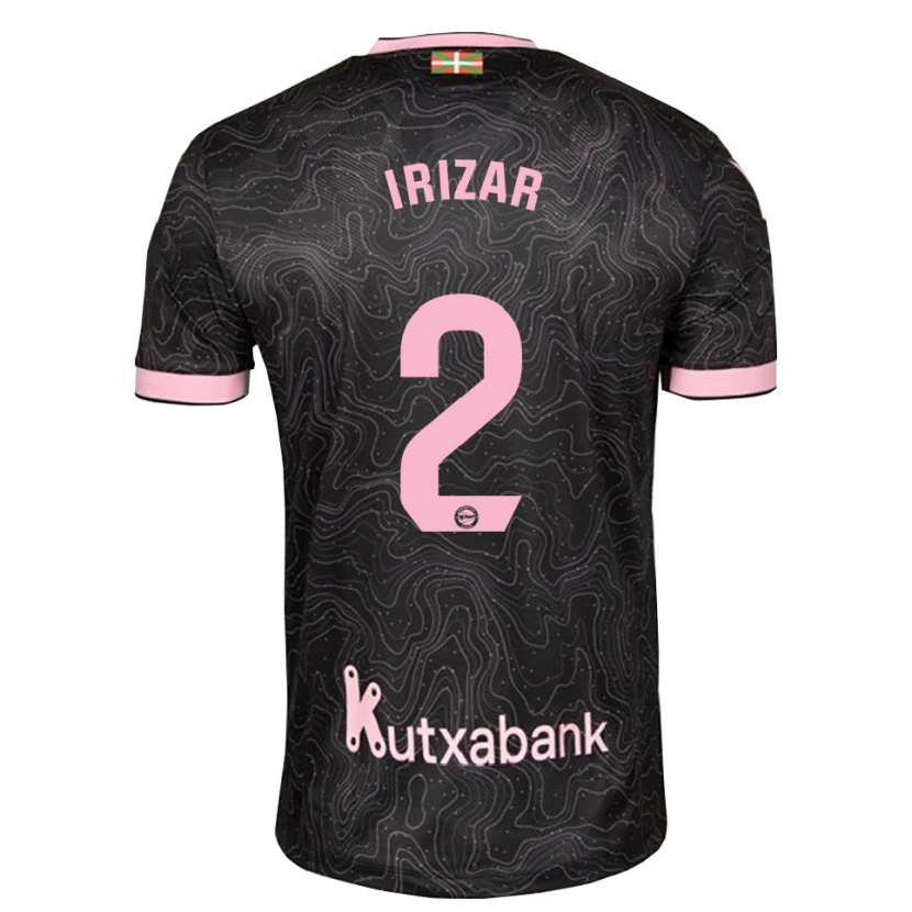 Danxen Barn Manex Irizar #2 Svart Rosa Bortatröja Matchtröjor 2026/27 Tröjor T-Tröja