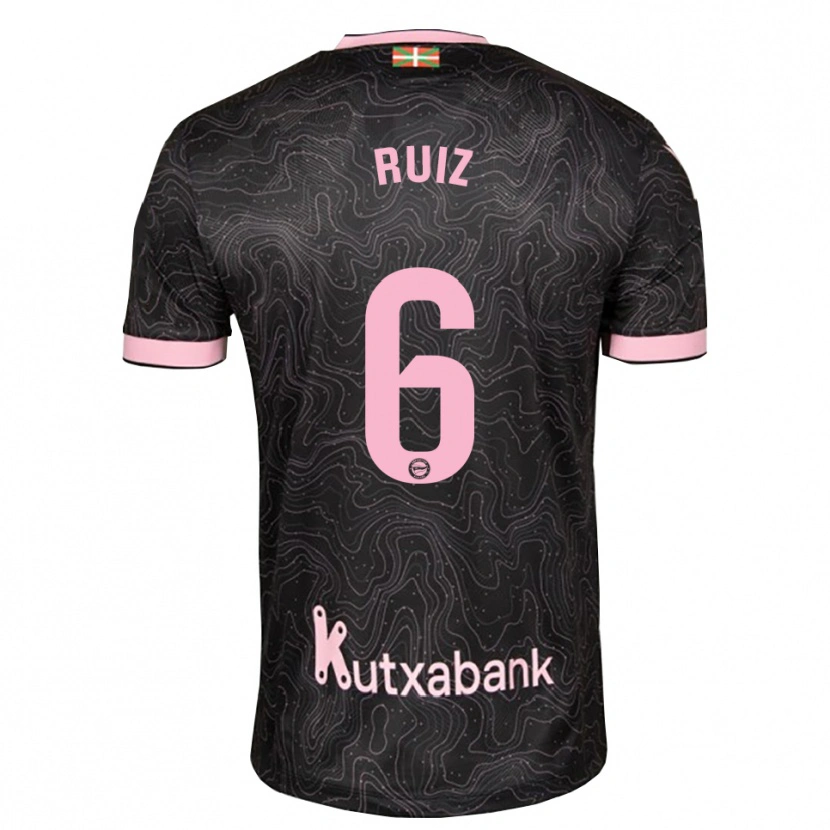Danxen Barn Markel Ruiz #6 Svart Rosa Bortatröja Matchtröjor 2026/27 Tröjor T-Tröja