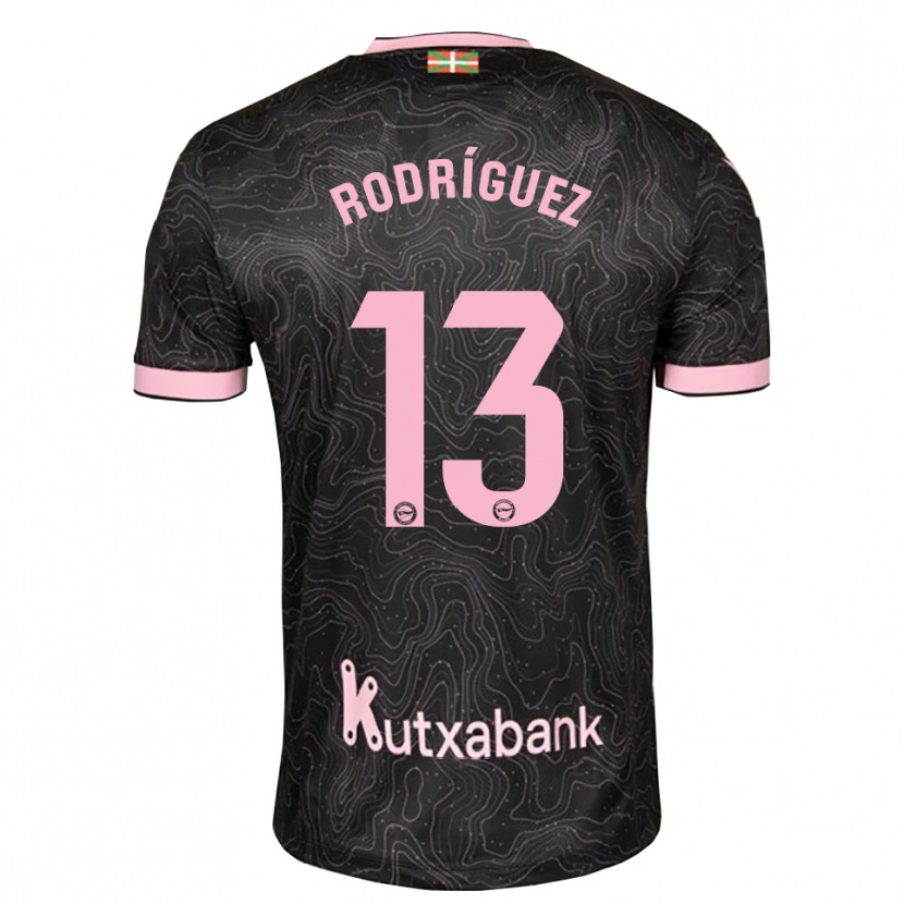 Danxen Barn Adrián Rodríguez #13 Svart Rosa Bortatröja Matchtröjor 2026/27 Tröjor T-Tröja