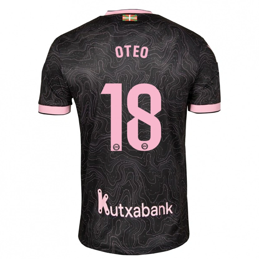 Danxen Barn Iñigo Oteo #18 Svart Rosa Bortatröja Matchtröjor 2026/27 Tröjor T-Tröja
