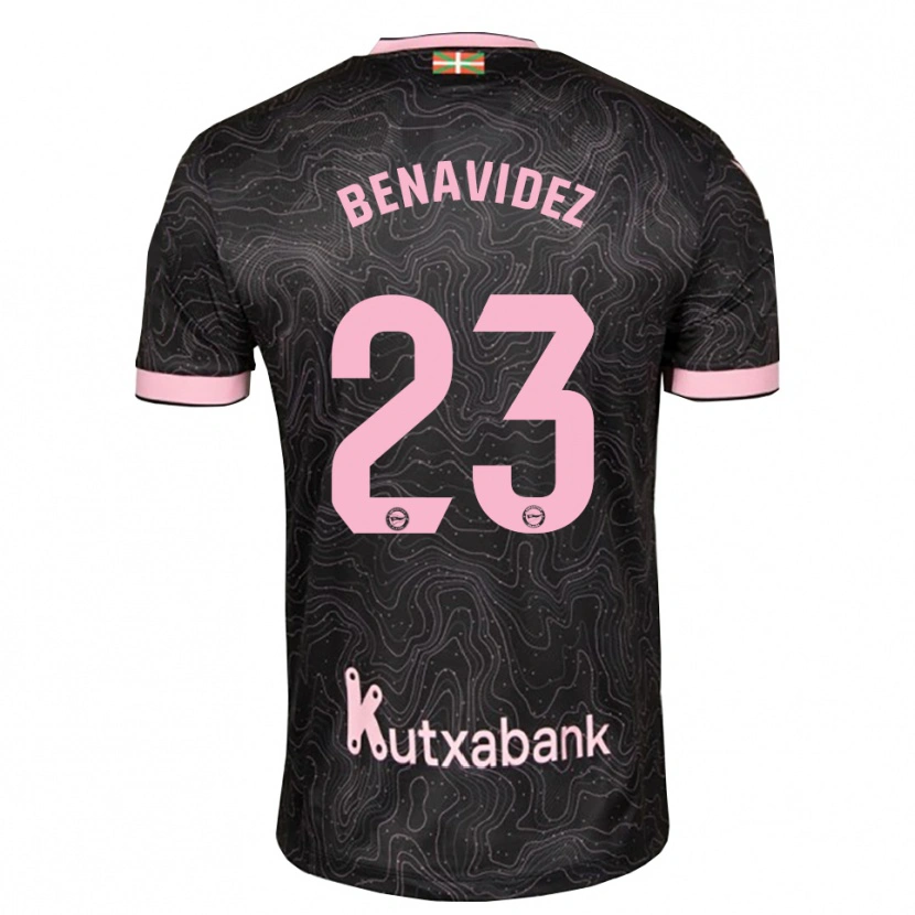 Danxen Barn Carlos Protesoni #23 Svart Rosa Bortatröja Matchtröjor 2026/27 Tröjor T-Tröja