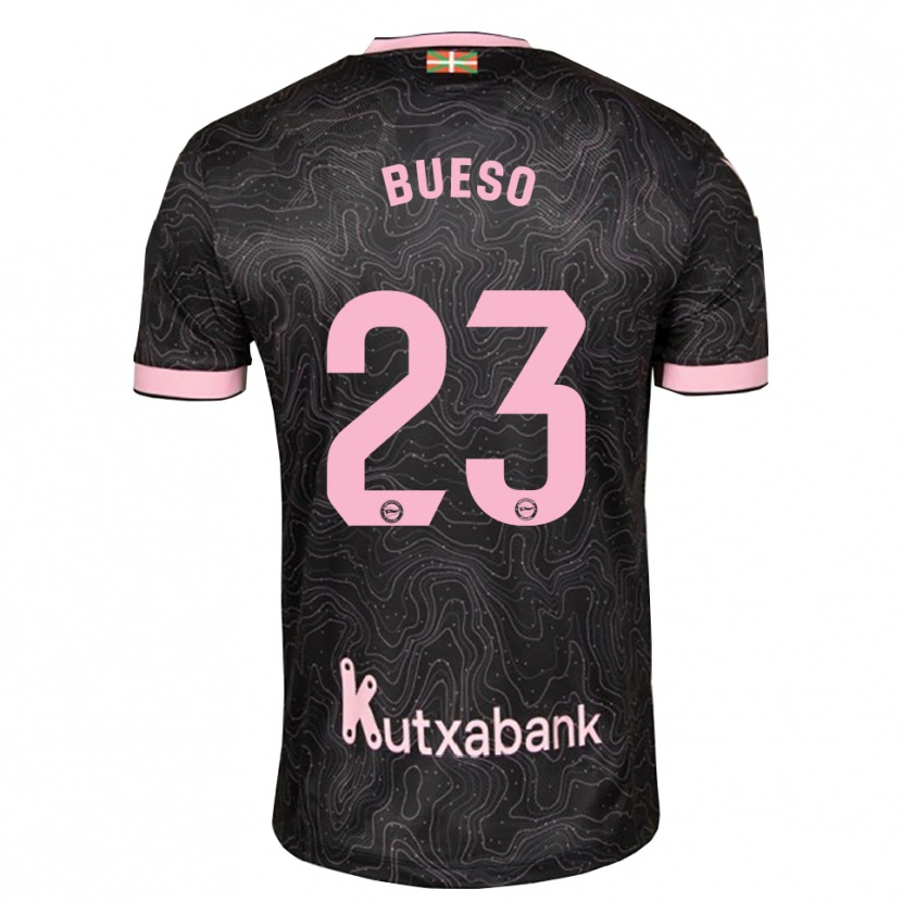 Danxen Barn Alejandro Bueso #23 Svart Rosa Bortatröja Matchtröjor 2026/27 Tröjor T-Tröja