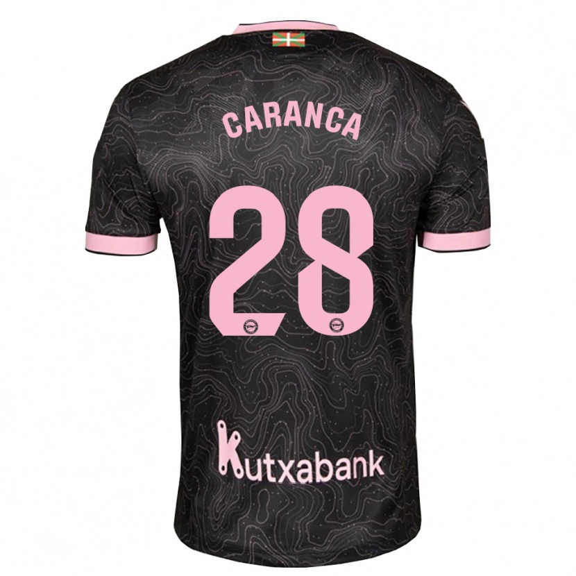Danxen Barn Sara Caranca #28 Svart Rosa Bortatröja Matchtröjor 2026/27 Tröjor T-Tröja