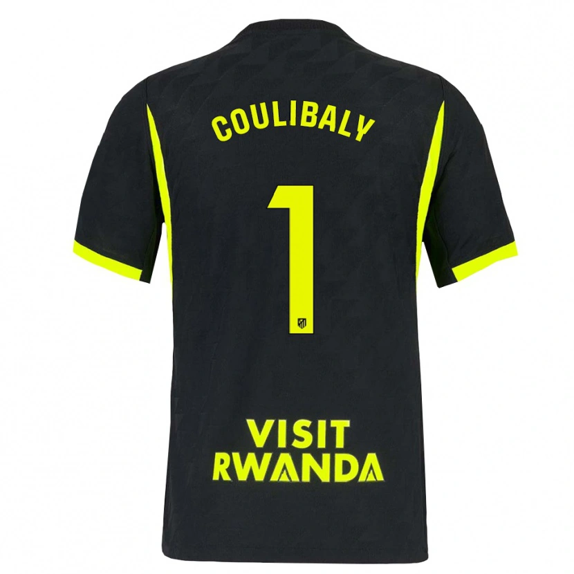 Danxen Barn Izan Coulibaly #1 Ljusgrön Svart Bortatröja Matchtröjor 2026/27 Tröjor T-Tröja