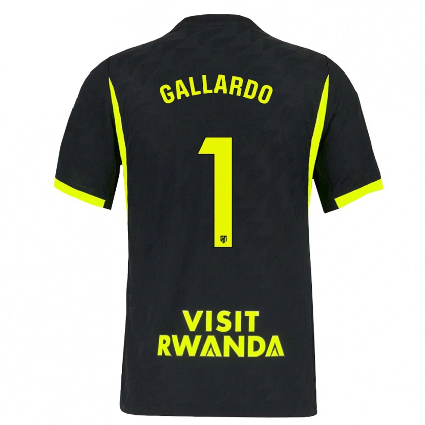 Danxen Barn Lola Gallardo #1 Ljusgrön Svart Bortatröja Matchtröjor 2026/27 Tröjor T-Tröja
